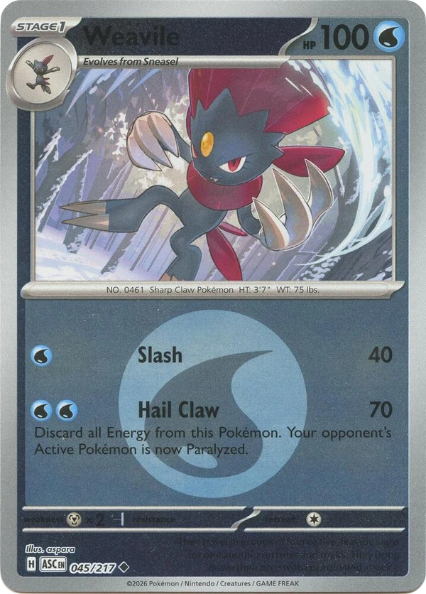 Weavile — Ascended Heroes #045 / 217
