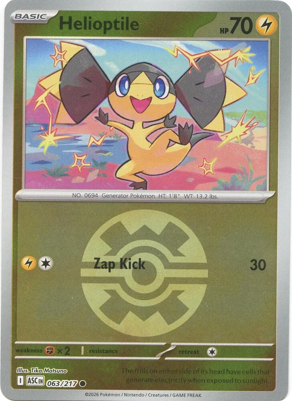 Helioptile — Ascended Heroes #063 / 217