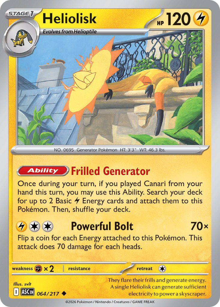Heliolisk — Ascended Heroes #064 / 217