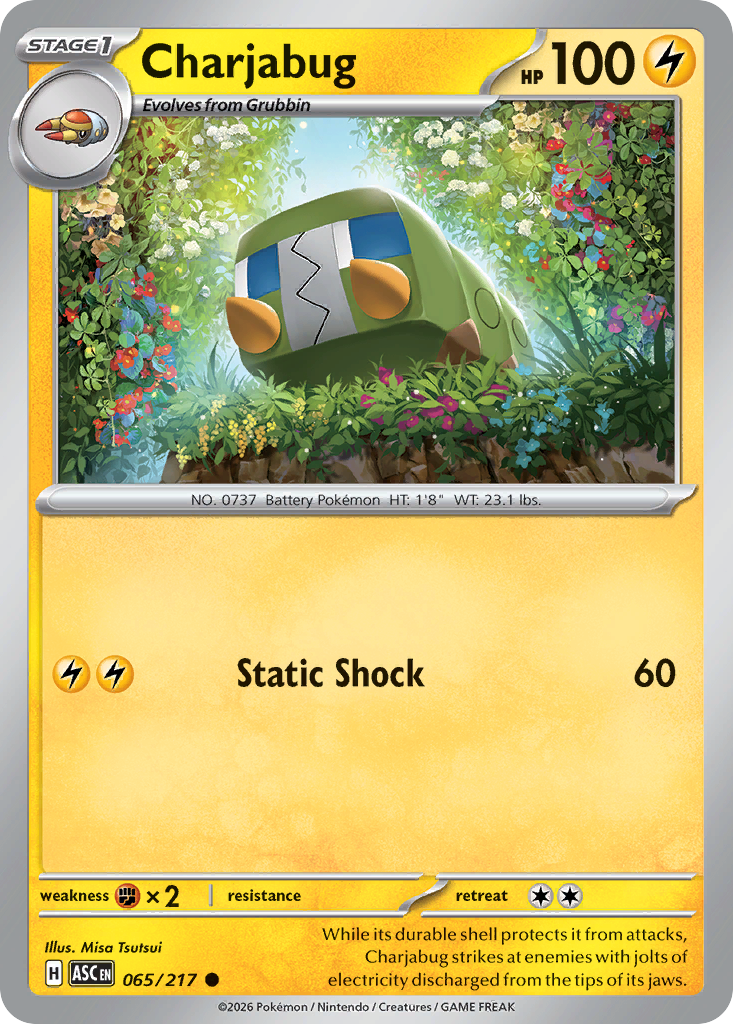 Charjabug — Ascended Heroes #065 / 217