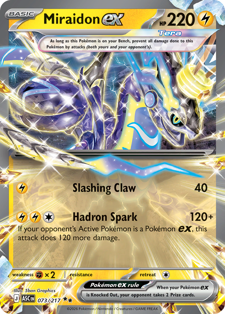 Miraidon ex — Ascended Heroes #073 / 217