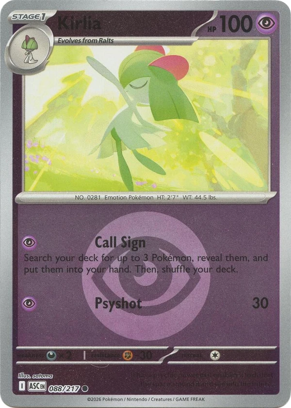Kirlia — Ascended Heroes #088 / 217
