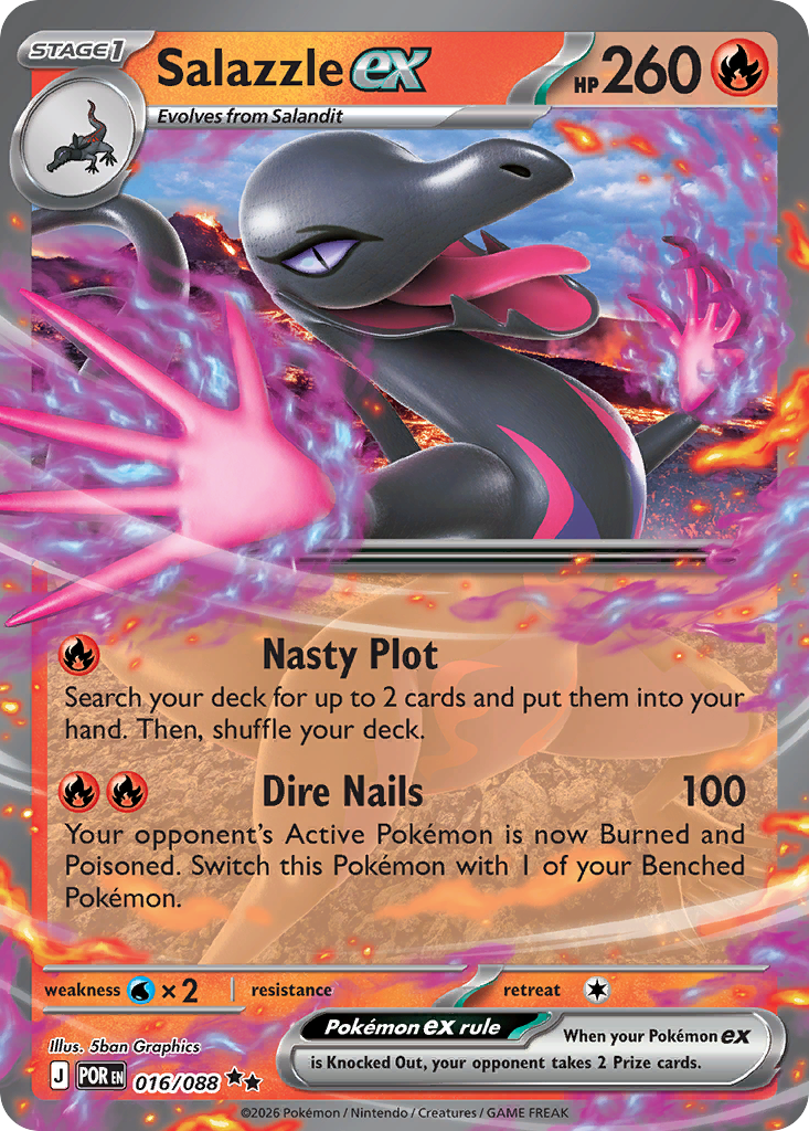Salazzle ex — Perfect Order #016 / 88