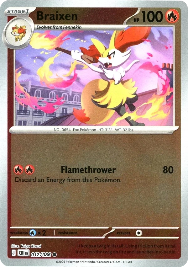 Braixen — Chaos Rising #012 / 86