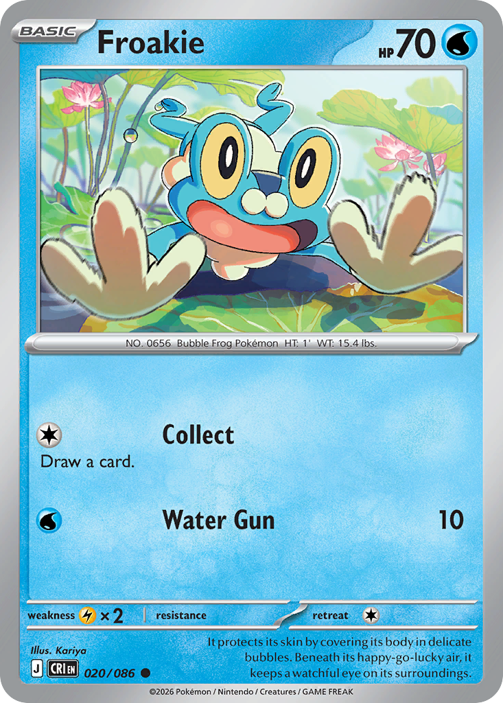 Froakie — Chaos Rising #020 / 86