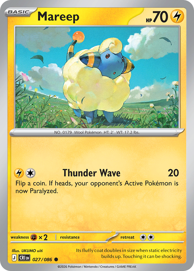 Mareep — Chaos Rising #027 / 86