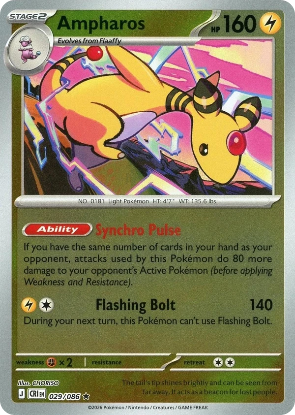 Ampharos — Chaos Rising #029 / 86