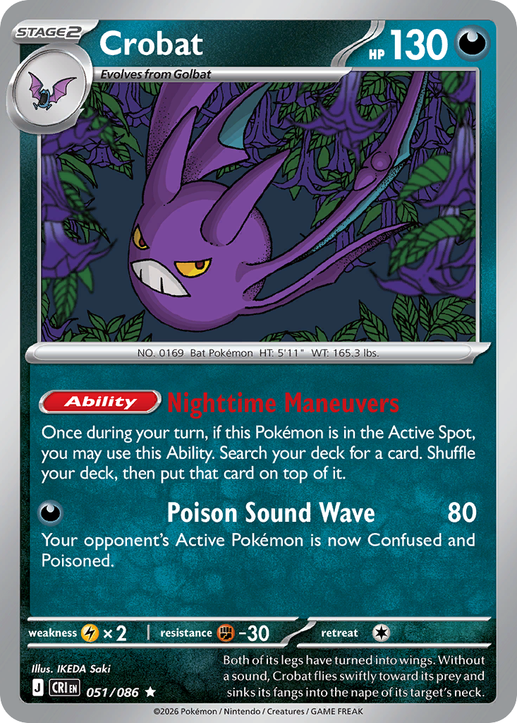 Crobat — Chaos Rising #051 / 86