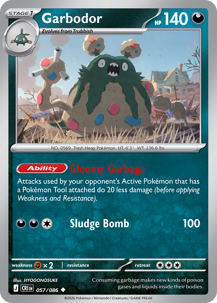 Garbodor — Chaos Rising #057 / 86