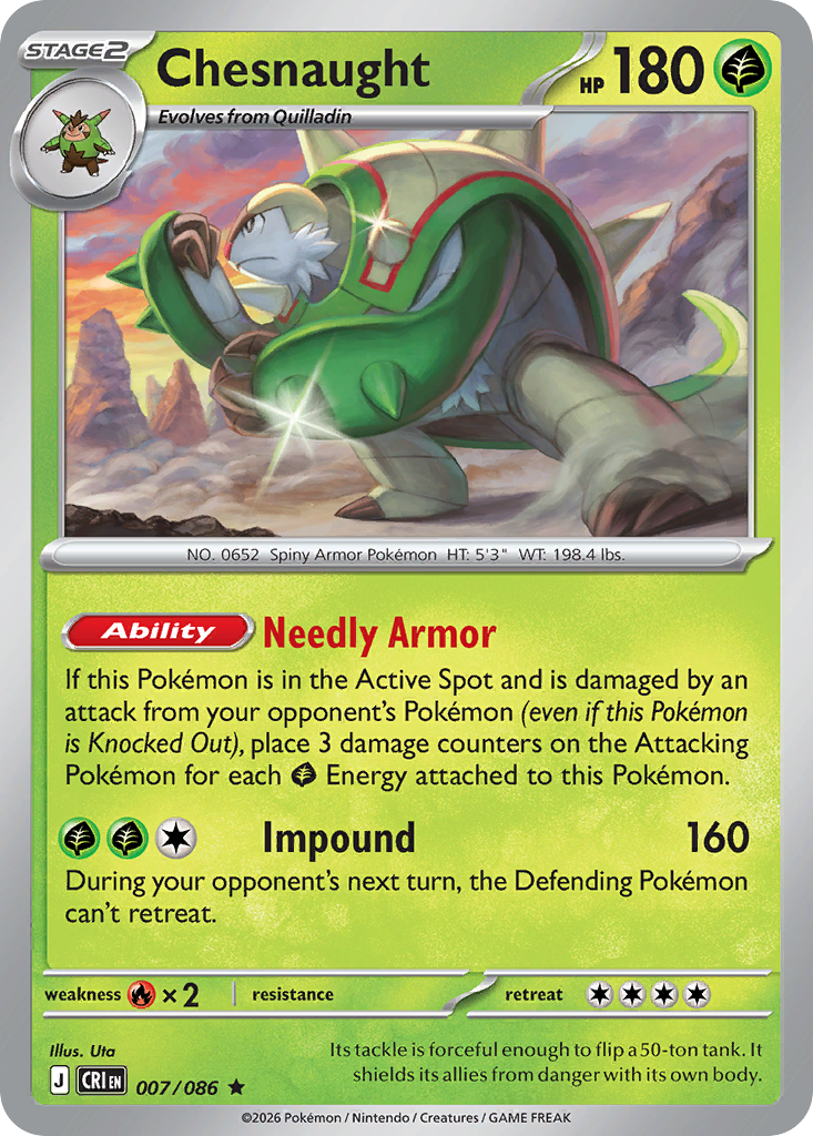 Chesnaught — Chaos Rising #007 / 86