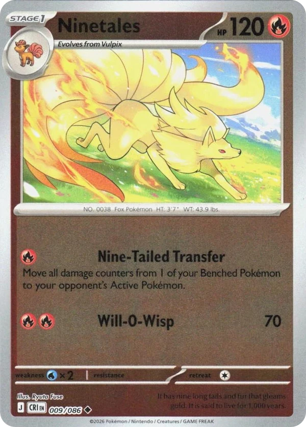 Ninetales — Chaos Rising #009 / 86