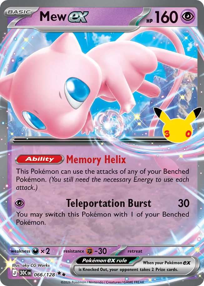 Mew ex, 30th Celebration #066 / 128