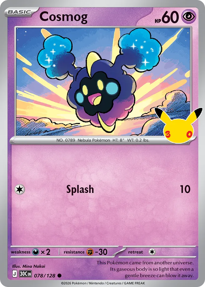 Cosmog, 30th Celebration #078 / 128