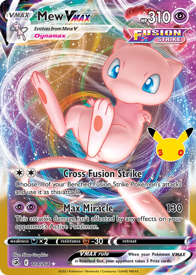 Mew VMAX, 30th Celebration: Classic Collection #114 / 30