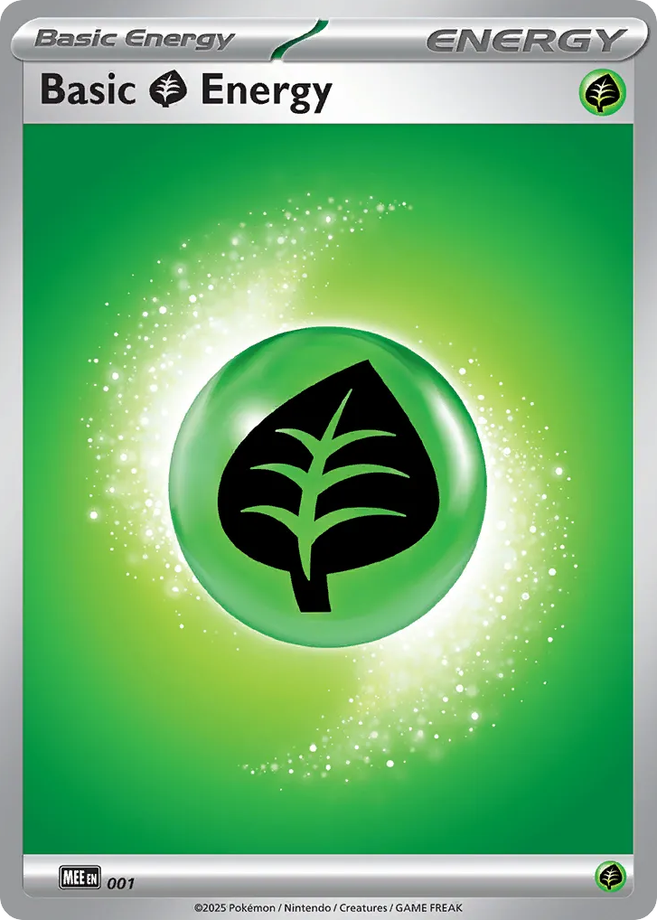 Basic Grass Energy, Mega Evolution Energies #001 / 8