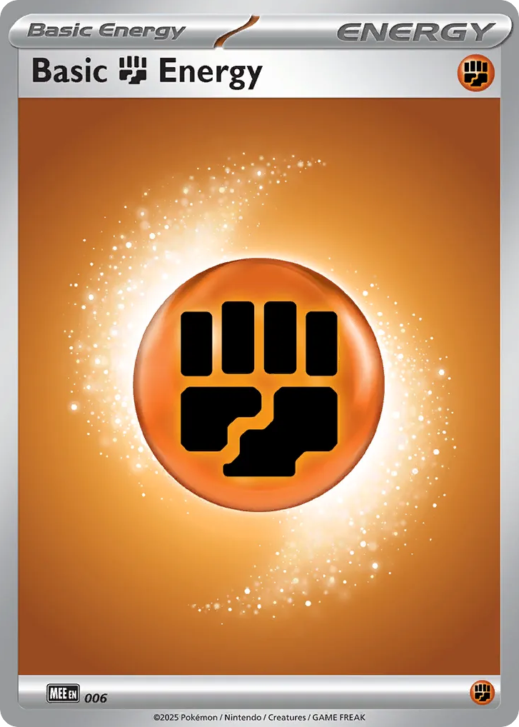 Basic Fighting Energy, Mega Evolution Energies #006 / 8