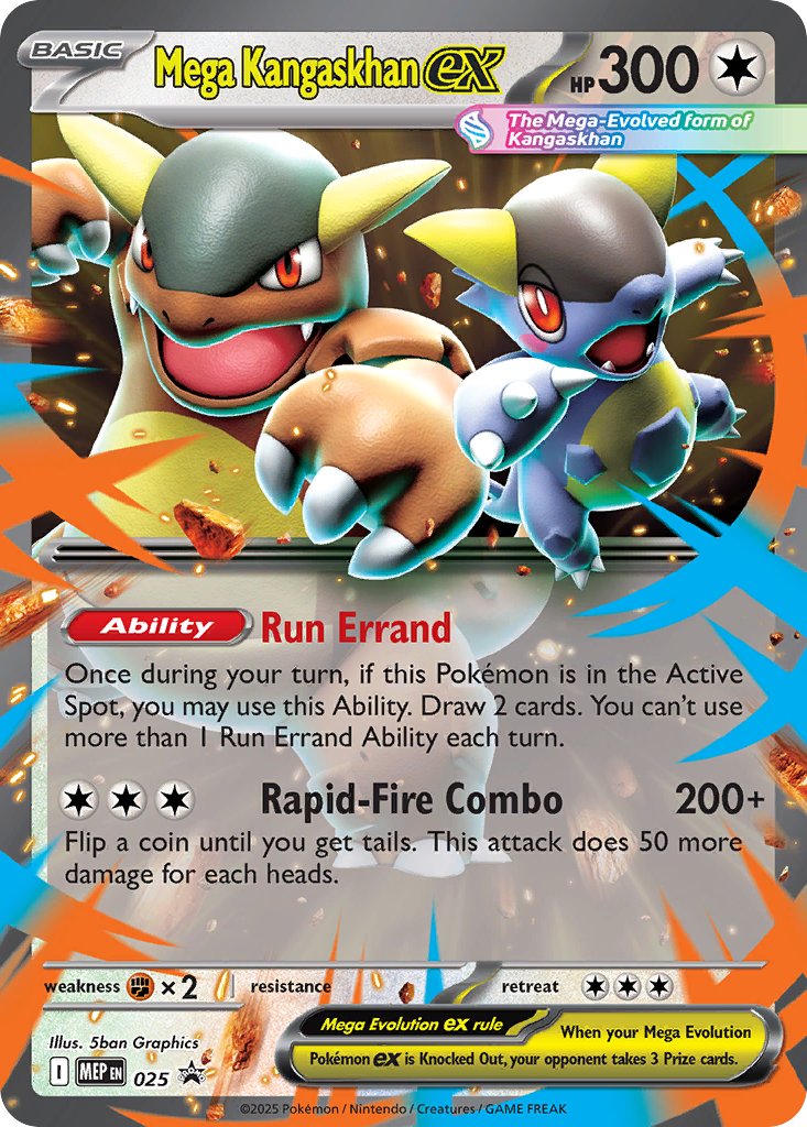 Mega Kangaskhan ex — Mega Evolution Black Star Promos #025 / 79