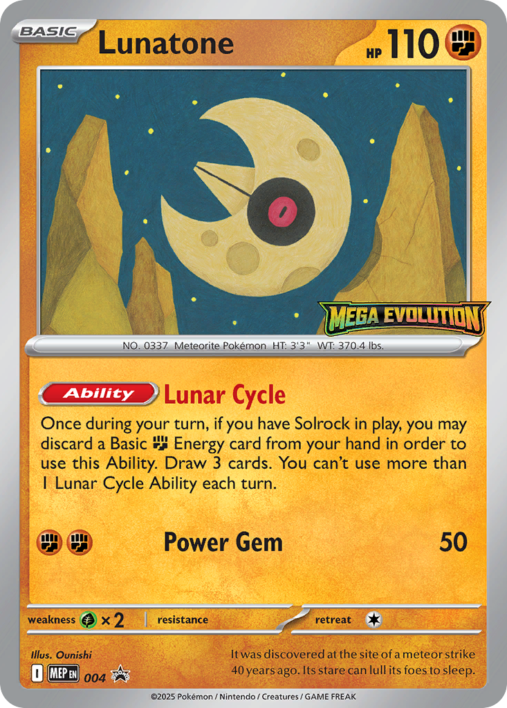 Lunatone — Mega Evolution Black Star Promos #004 / 79