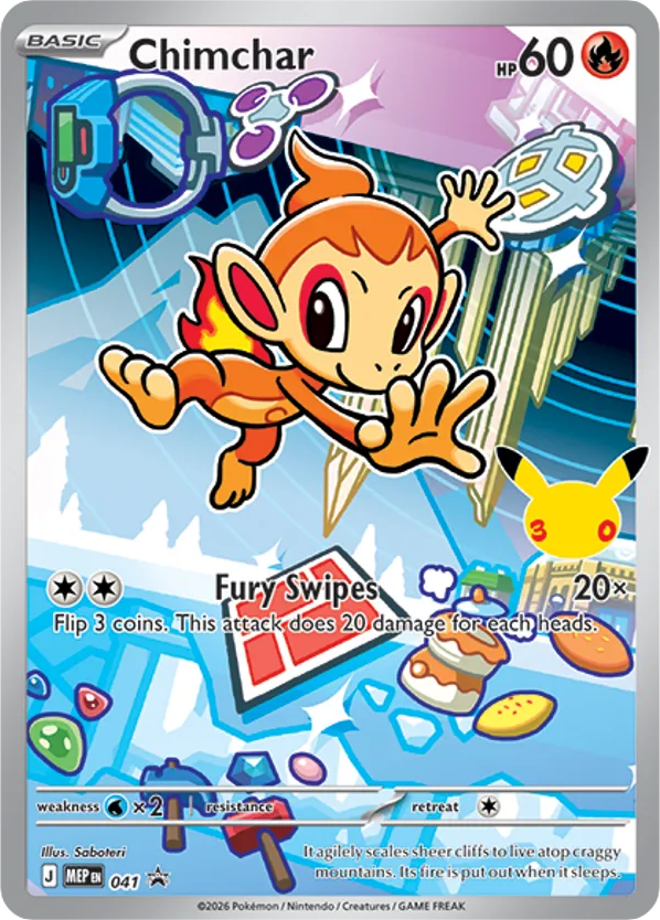 Chimchar — Mega Evolution Black Star Promos #041 / 79