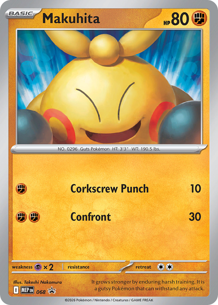 Makuhita — Mega Evolution Black Star Promos #068 / 79