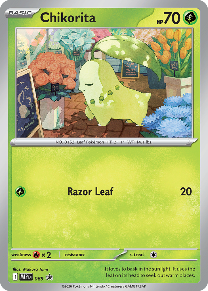 Chikorita — Mega Evolution Black Star Promos #069 / 79