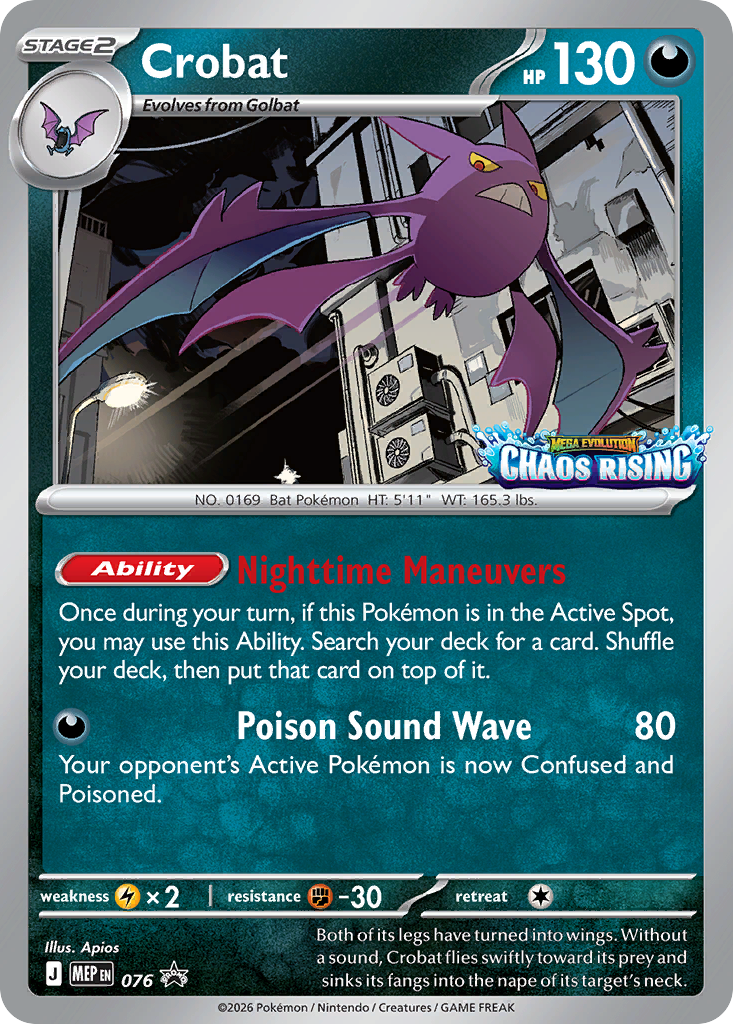 Crobat — Mega Evolution Black Star Promos #076 / 79