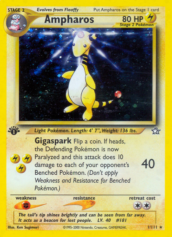 Ampharos — Neo Genesis #001 / 111