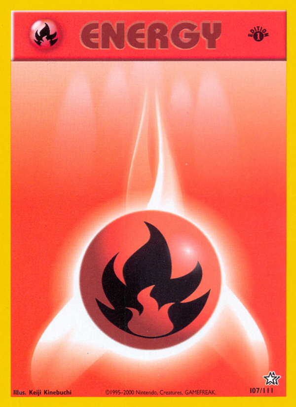 Fire Energy — Neo Genesis #107 / 111