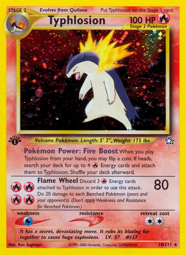 Typhlosion — Neo Genesis #018 / 111