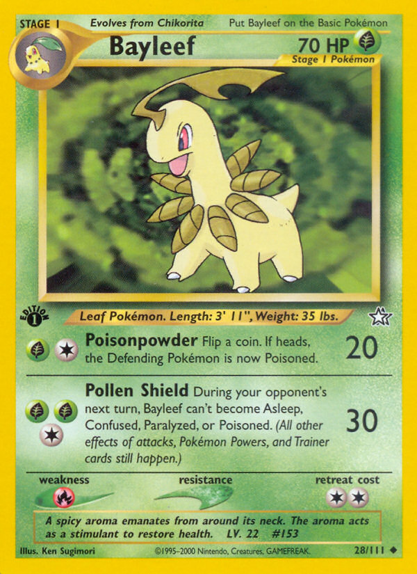 Bayleef — Neo Genesis #028 / 111