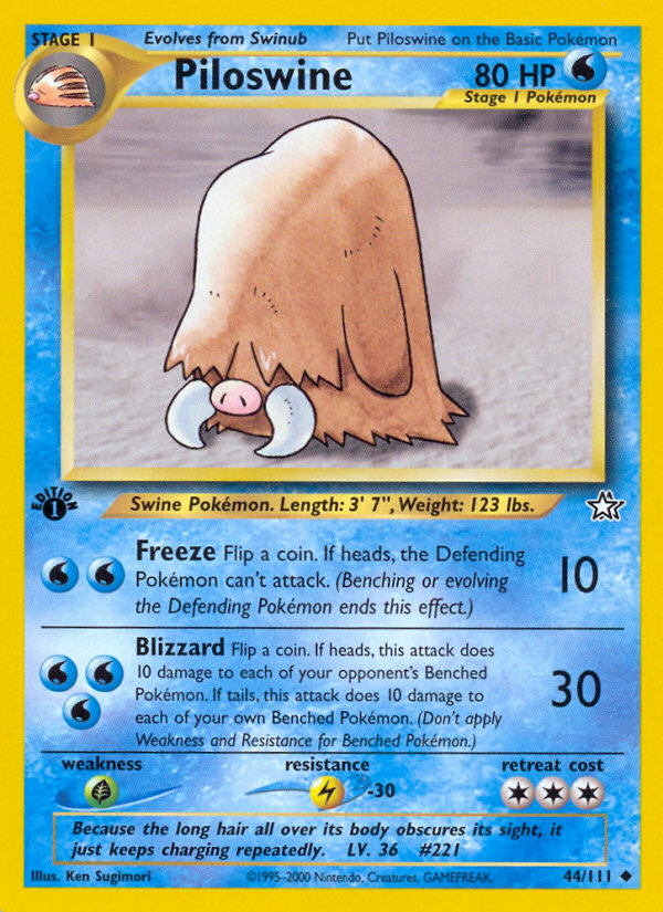 Piloswine — Neo Genesis #044 / 111