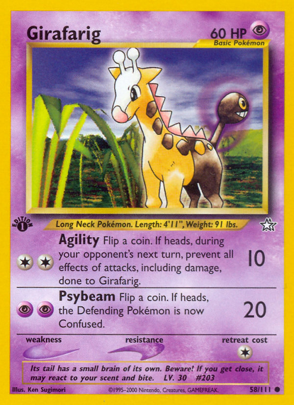 Girafarig — Neo Genesis #058 / 111