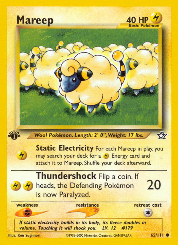 Mareep — Neo Genesis #065 / 111