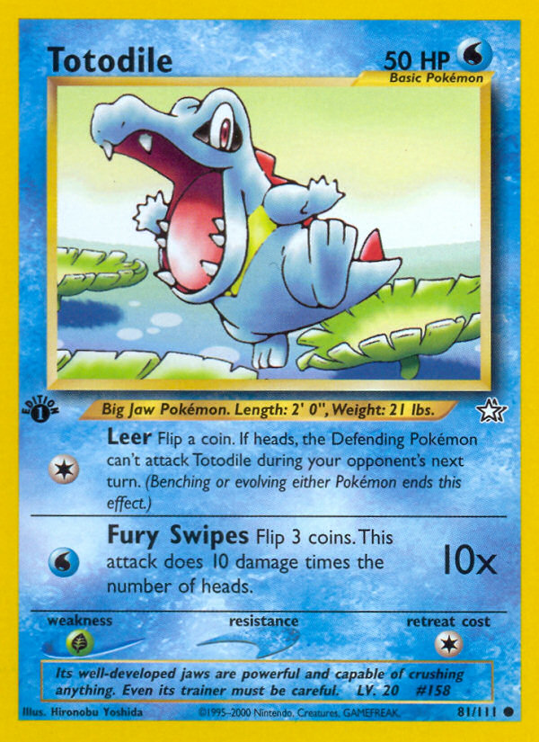 Totodile — Neo Genesis #081 / 111