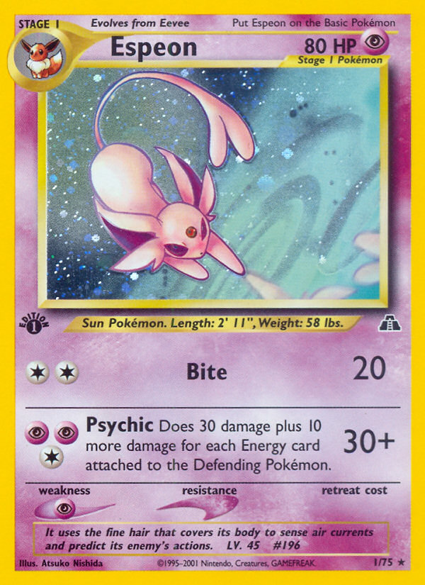 Espeon — Neo Discovery #001 / 75