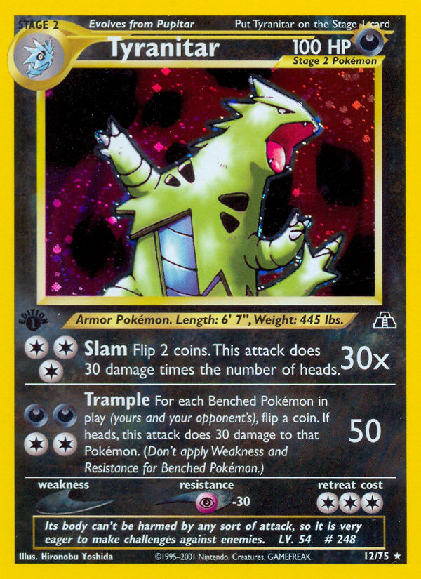 Tyranitar — Neo Discovery #012 / 75