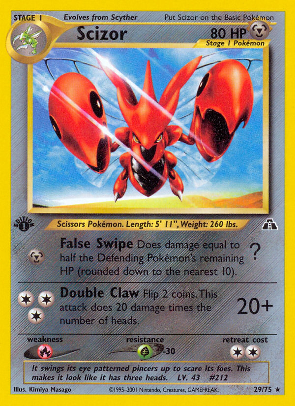 Scizor — Neo Discovery #029 / 75