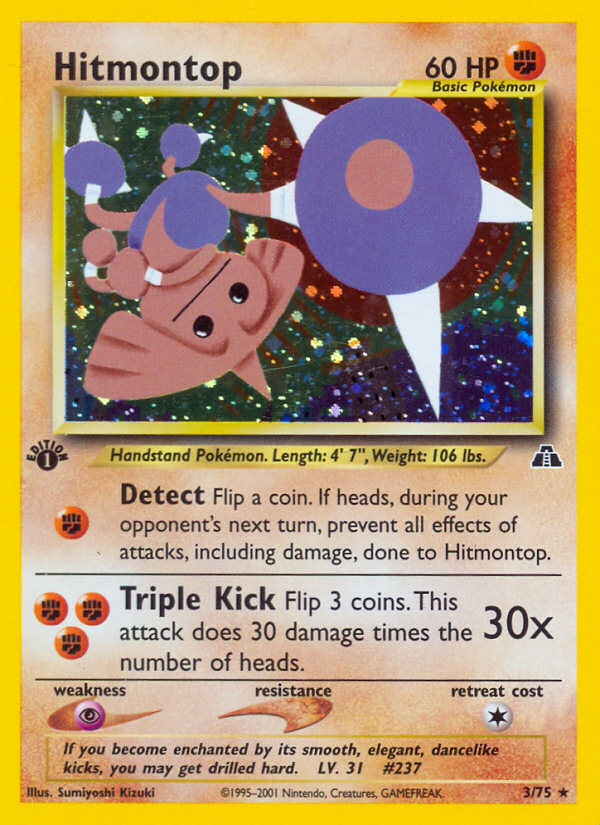 Hitmontop — Neo Discovery #003 / 75