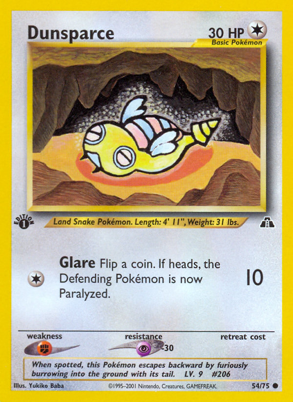 Dunsparce — Neo Discovery #054 / 75
