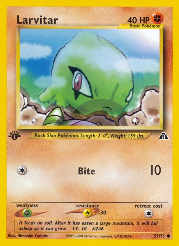 Larvitar — Neo Discovery #057 / 75