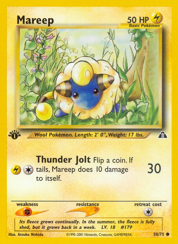 Mareep — Neo Discovery #058 / 75