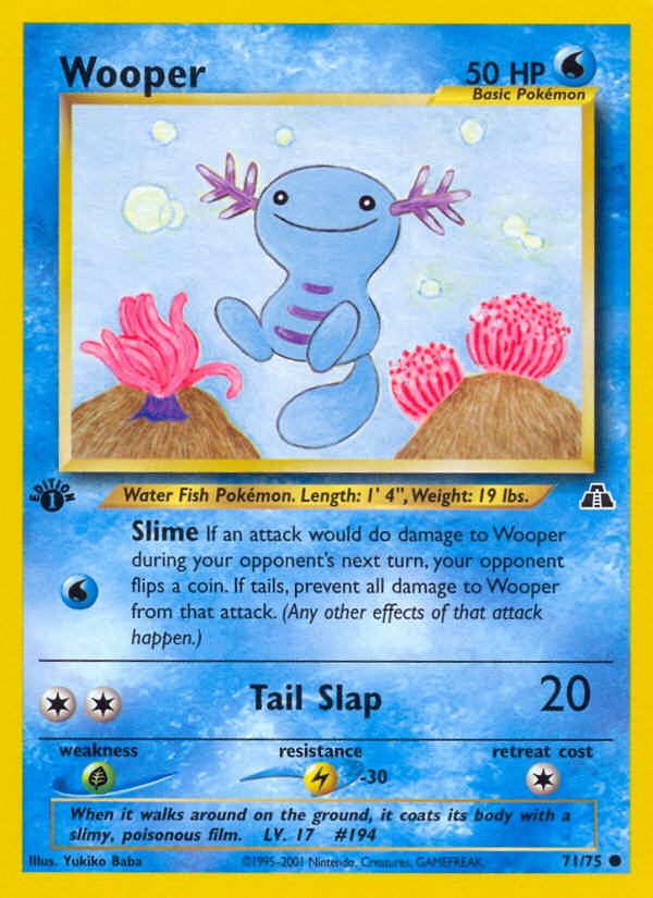 Wooper — Neo Discovery #071 / 75