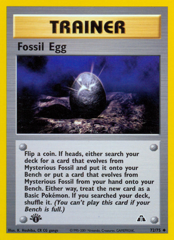 Fossil Egg — Neo Discovery #072 / 75
