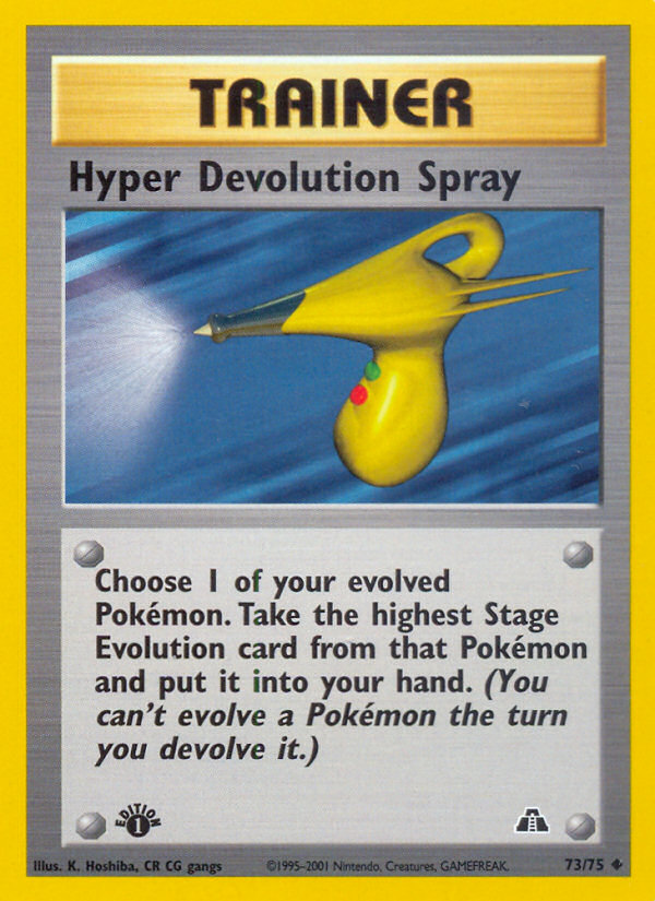 Hyper Devolution Spray — Neo Discovery #073 / 75