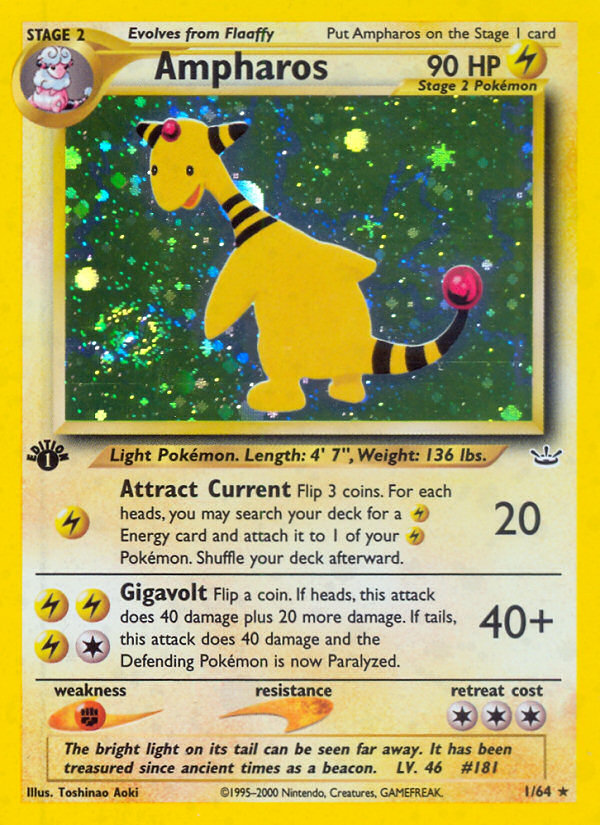 Ampharos — Neo Revelation #001 / 64