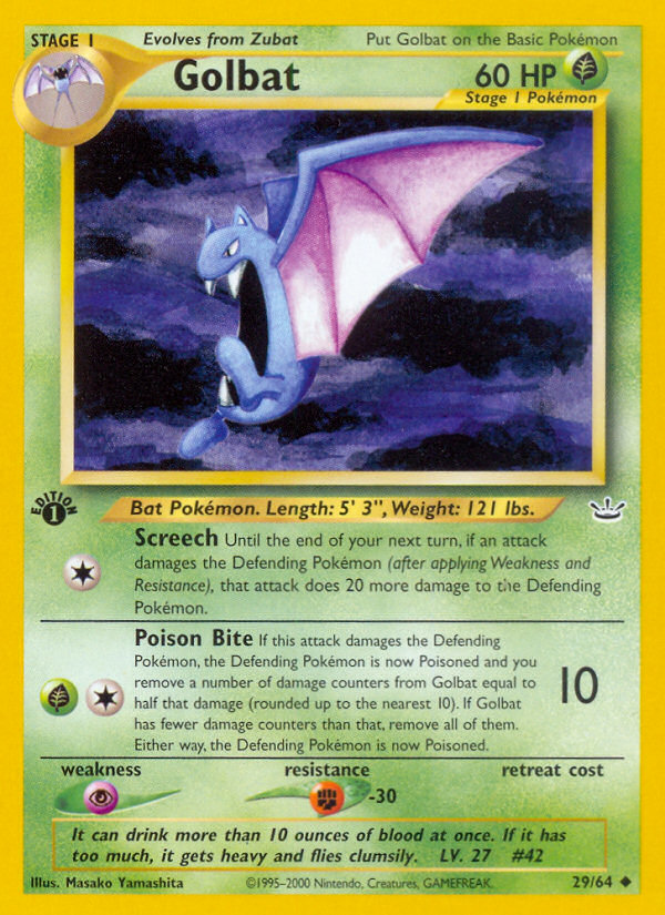 Golbat — Neo Revelation #029 / 64