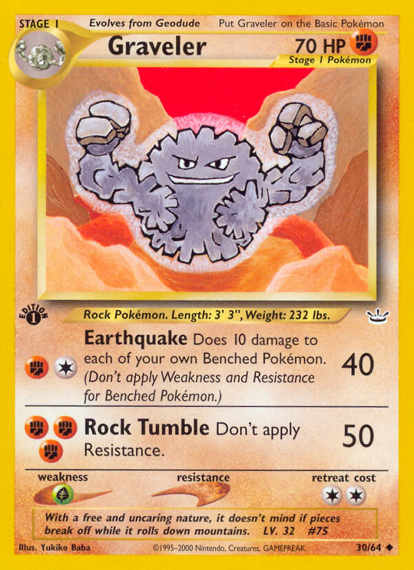 Graveler — Neo Revelation #030 / 64