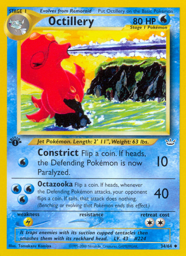 Octillery — Neo Revelation #034 / 64