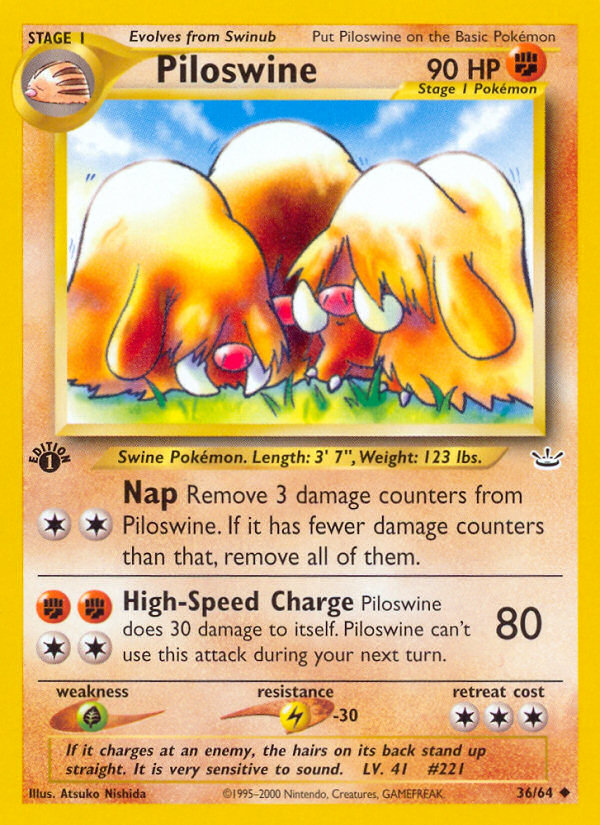 Piloswine — Neo Revelation #036 / 64