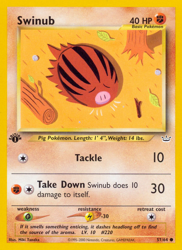 Swinub — Neo Revelation #057 / 64